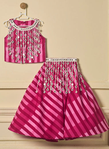 Gulabi Glam Lehenga
