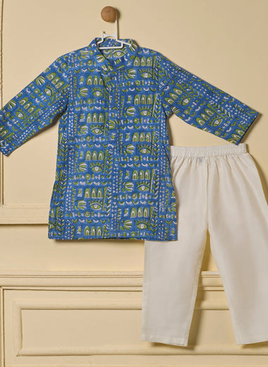 Neel Aangan Kurta Set