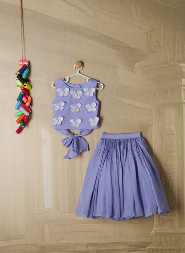 LAVENDER BUTTERFLY LEGNHA