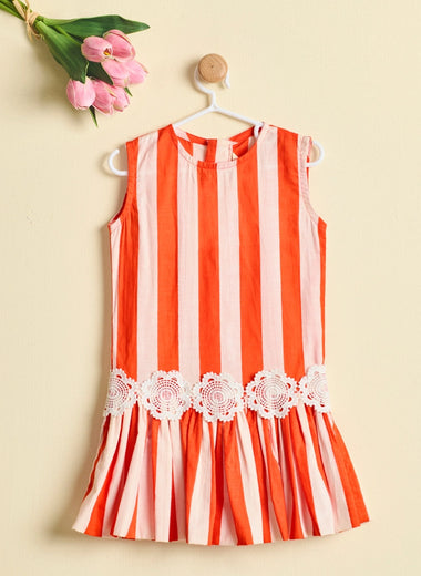 ORANGE TANGO BALLOON DRESS