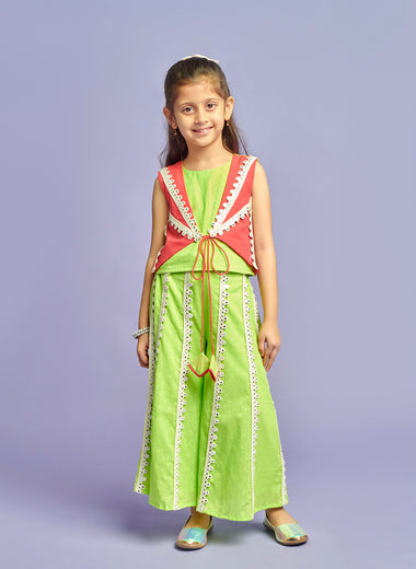 Kali Pants with Attached Bandi Set