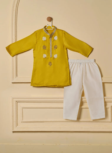 Mustard Royale Kurta Set