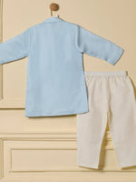 Sky Blue Rangoli Kurta Set
