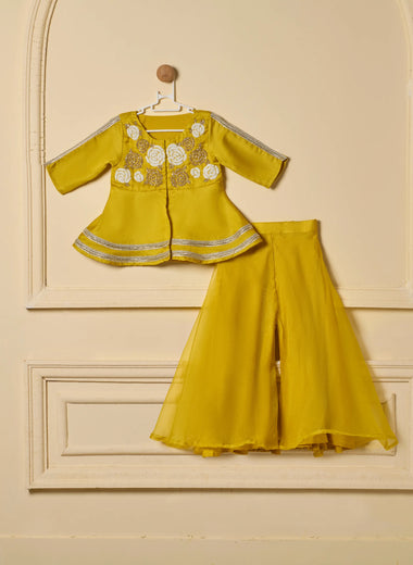 Haldi Glow Palazzo Set
