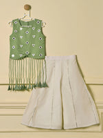 Olive Mirage Palazzo Set