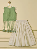 Olive Mirage Palazzo Set