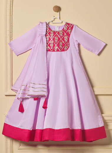 Gulabi Sitara Anarkali