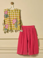 Pink Petal Gingham Set