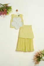 WHITE FLOWER YELLOW SET