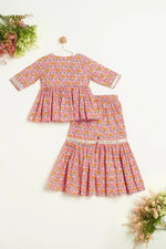GENDA FLOWER SHARARA SET