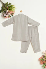 APPLIQUE PATCHED KURTA SET