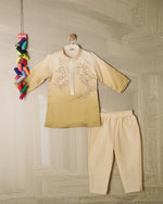 GOLDEN SHADED KURTA SET