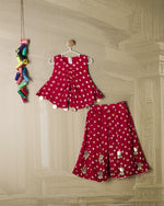 RED BANDHANI KALI SET