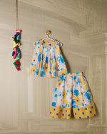 PRINTED RETRO STYLE PALAZZO SET