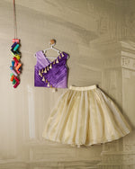 CHANDERI PURPLE SHADED LENGHA