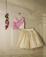 CHANDERI PINK SHADED LENGHA