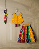 MIRRORED BANDHANI LENGHA