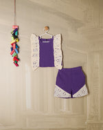 PURPLE DUAL SHADE HAKOBA CORD SET