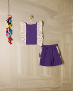 PURPLE DUAL SHADE HAKOBA CORD SET