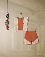 RUST DUAL SHADE HAKOBA CORD SET