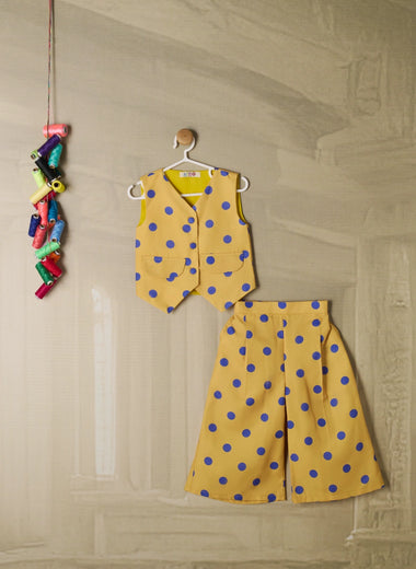 POLKA DOT BLAZER SET