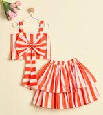 ORANGE TANGO SKIRT SET