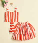 ORANGE TANGO SKIRT SET