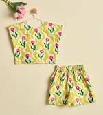 WAVE AND BLOOM CORD SET YELLOW