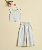 EVERYDAY STRIPES SCALLOP CORD SET