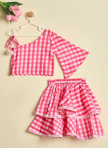 PINK REVIERA CHECKS