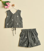 CHARCOAL CHARM CORD SET