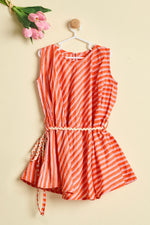 TANGERINE TWIRL DRESS