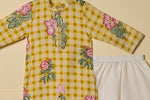 Mustard Bloom Kurta Set