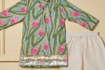 Gulabi Gulmohar Kurta Set