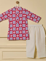 Ruby Bloom Kurta Set
