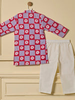 Ruby Bloom Kurta Set