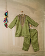 Olive kurta set
