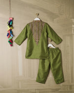 Olive kurta set